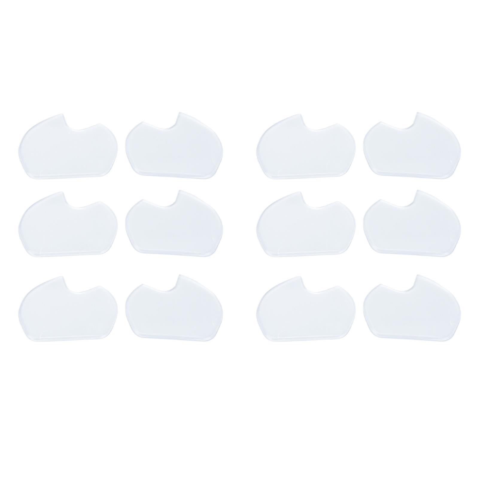 6 Pairs Foot Cushions Metatarsal Pads for Women Men Reduce Pain High Heel Cushion Inserts Clear