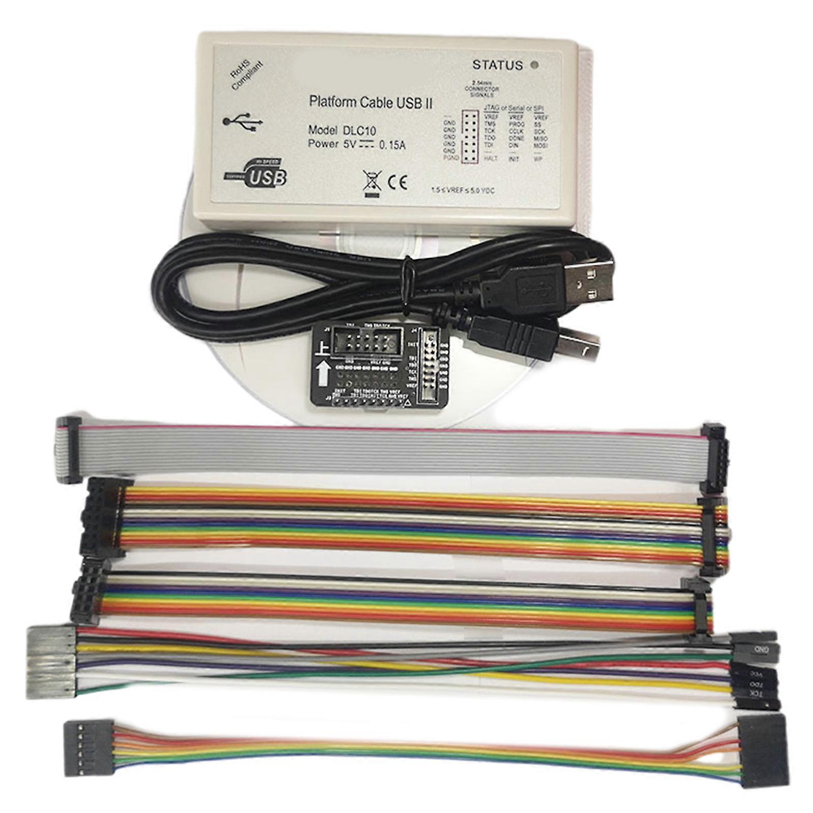 Platform Cable USB DLC10 Xilinx FPGA CPLD Jtag SPI Download Debugger Programmer