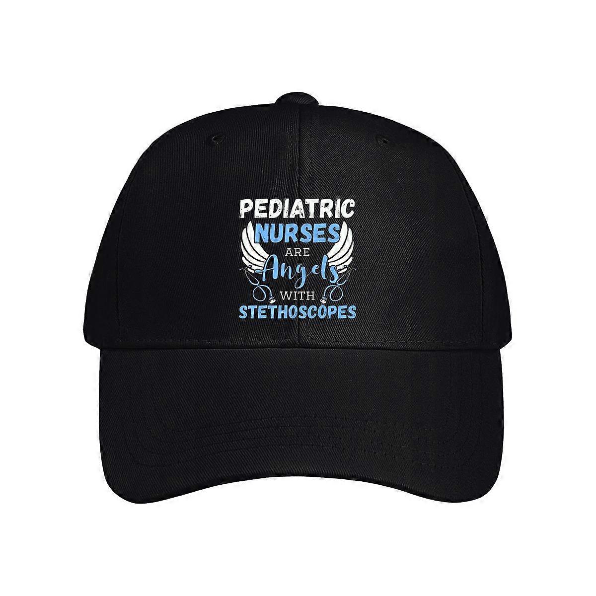 Pediatric Nurses Are Angels With Stethoscopes Baseball Cap