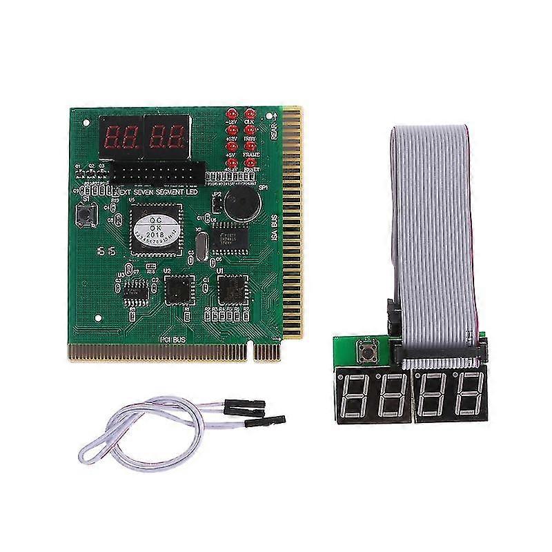 4 Digit Pc Isa Pci Analyzer Diagnostic Test Post Card New