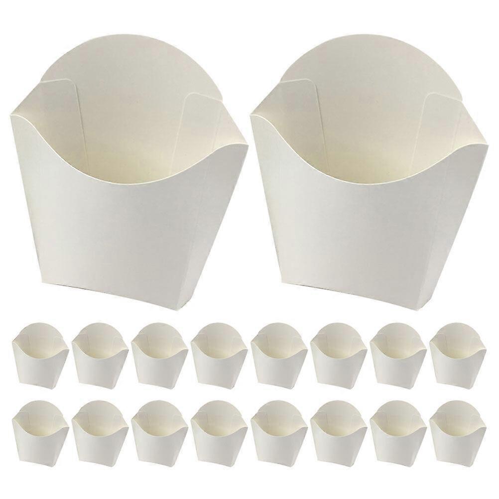 100 stks Friethouder Wegwerp Snackhouder Popcorn Dozen Snackbekercontainers