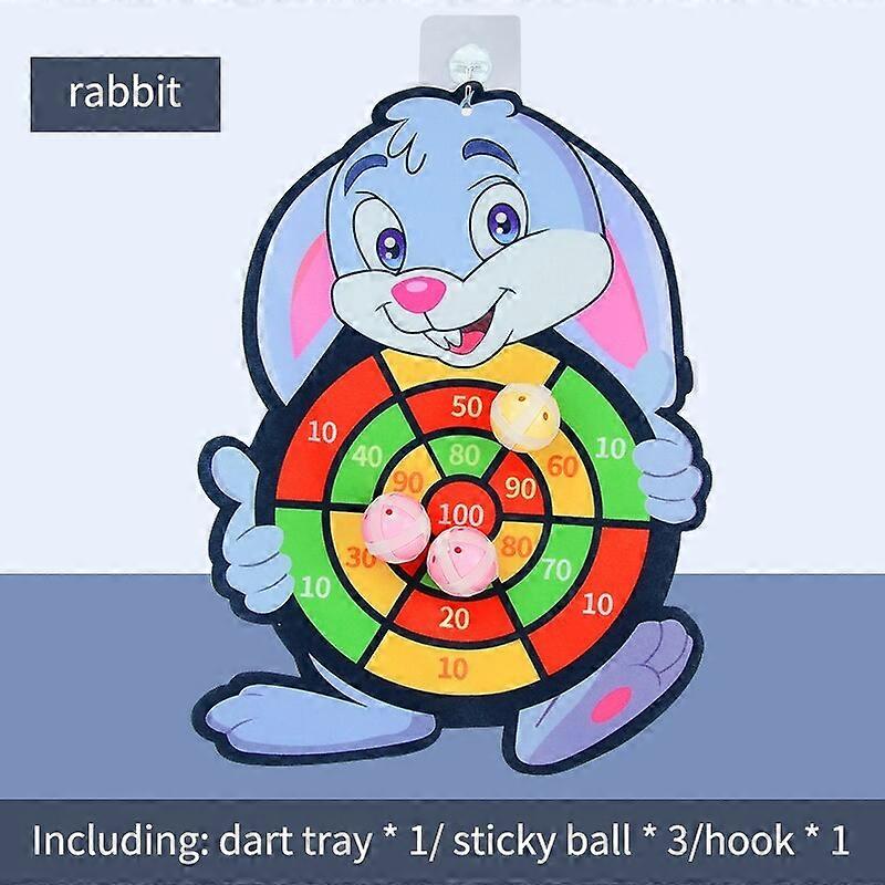 Animal Dart Board for Kids with Sticky Balls.Indoor Outdoor Sport Multi Player Party Game.Cartoon Animal Dart Board ToysDart Backboards