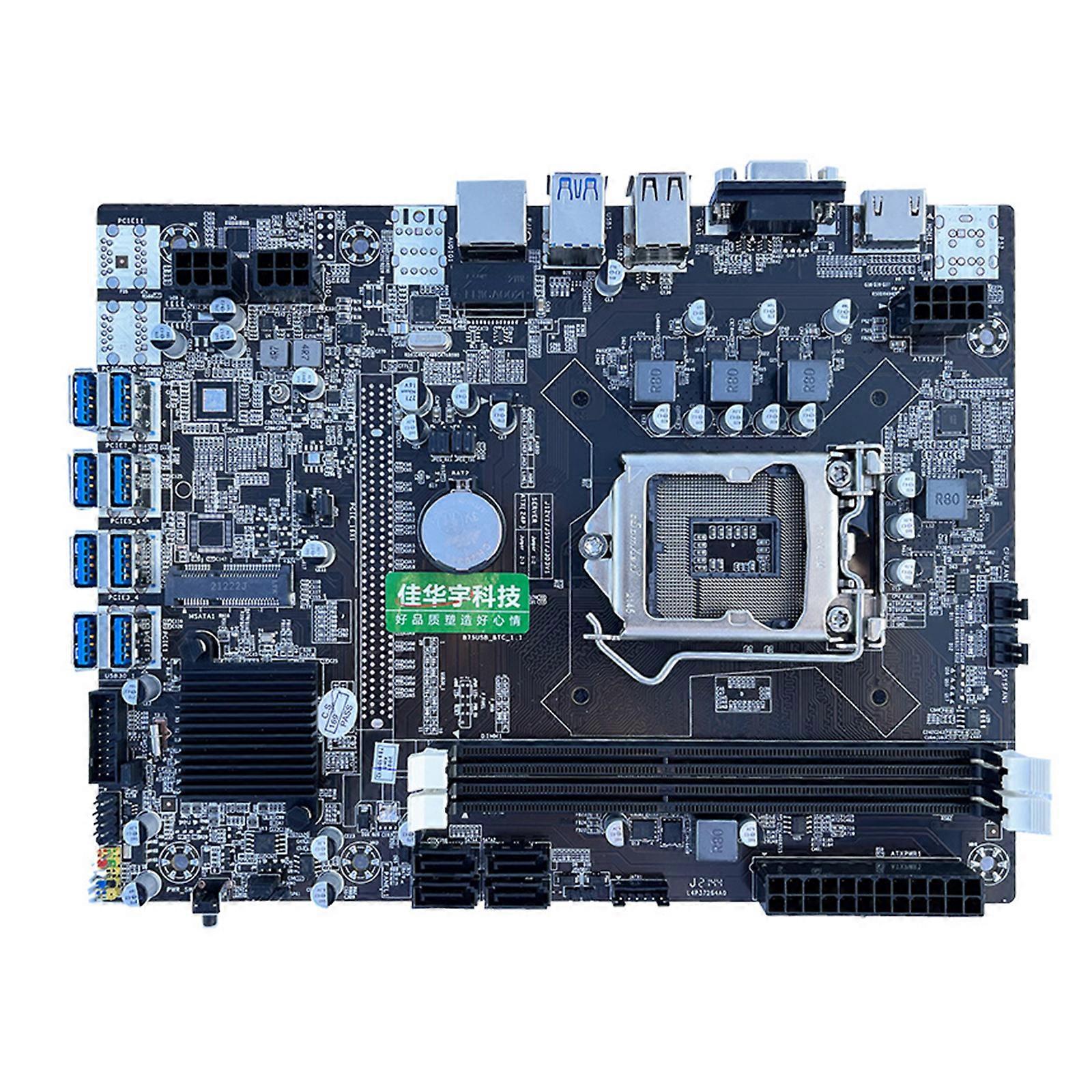 B75 BTC Motherboard 8 PCIE USB3.0 LGA 1151 Memory DDR3 BTC Mining Motherboard