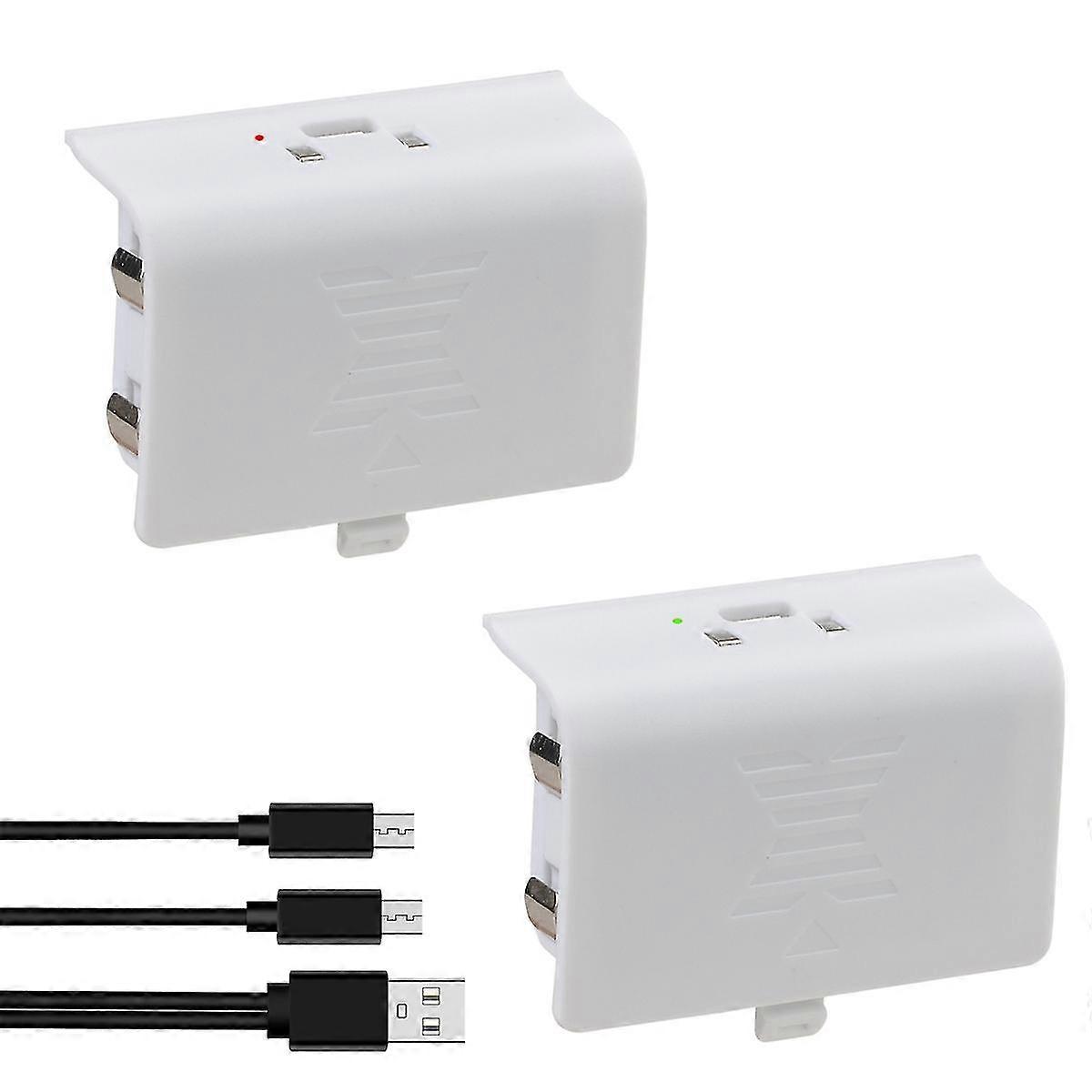 xj2pcs Battery compatible with Xbox One / Xbox One S/Xbox One X/Xbox One Elite Wireless Controller Gam