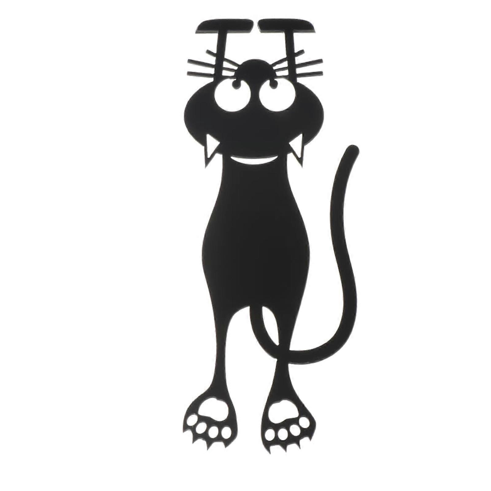 3pcs Curious Cat Bookmark for Cat Lovers - Locate Reading Progress with Cute Cat