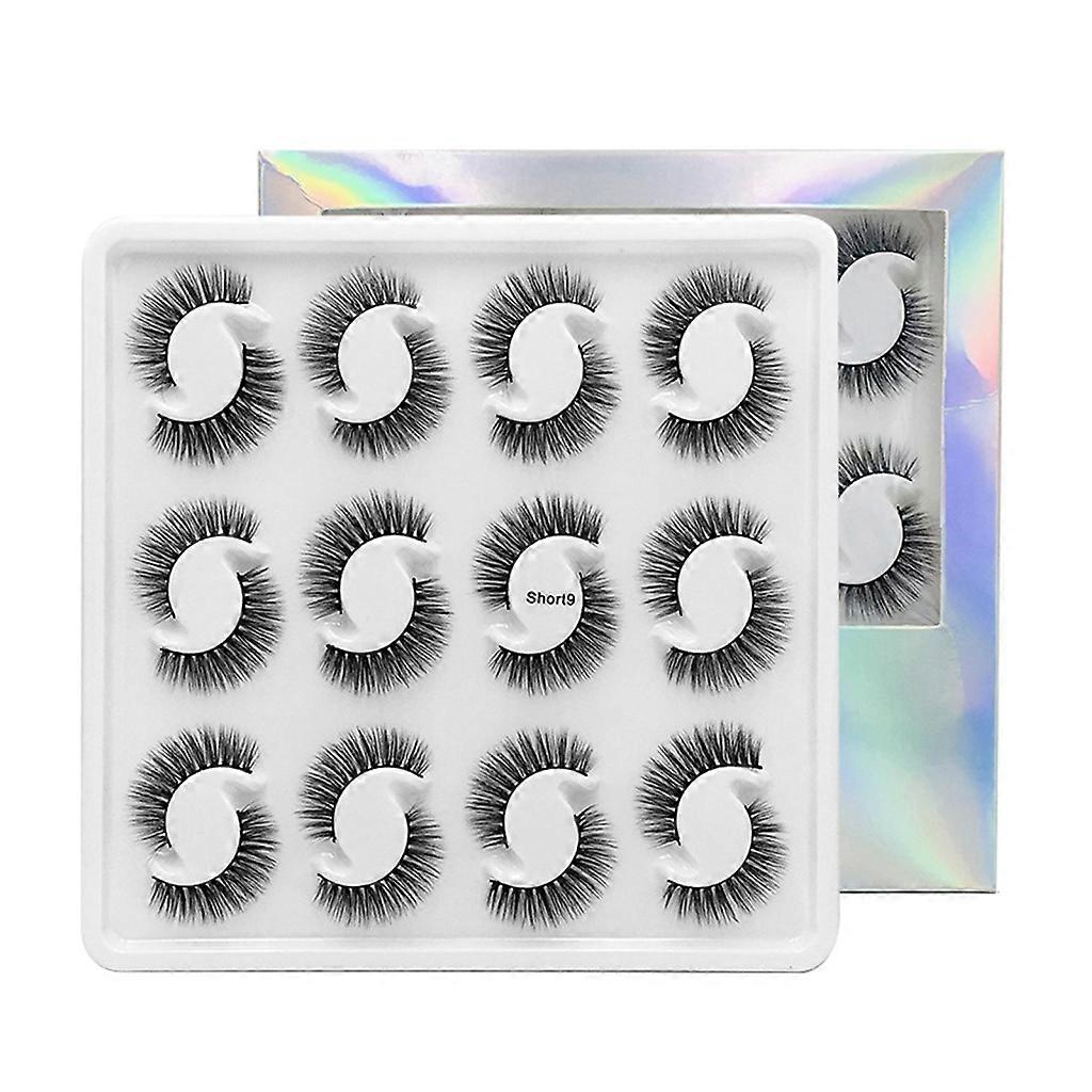 Handmade False Eyelashes Natural Makeup Simulation Messy Eye 3D Curly Eyelashes