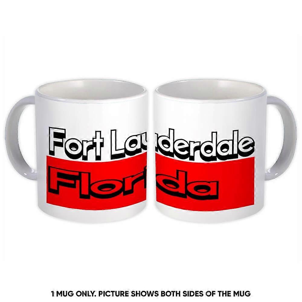 Gift Mug: Fort Lauderdale Florida Rectangle