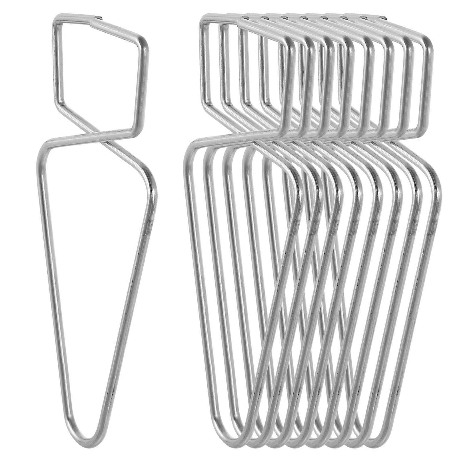 100Pcs Ceiling Hook Clips T-bar Squeeze Hangers Drop Suspended Ceiling Hooks