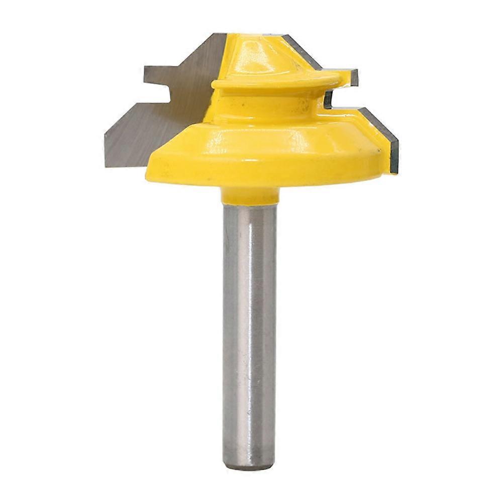 45 Degree Lock Miter Router Bit Woodworking Tenon Milling Cutter Tool Accessory
