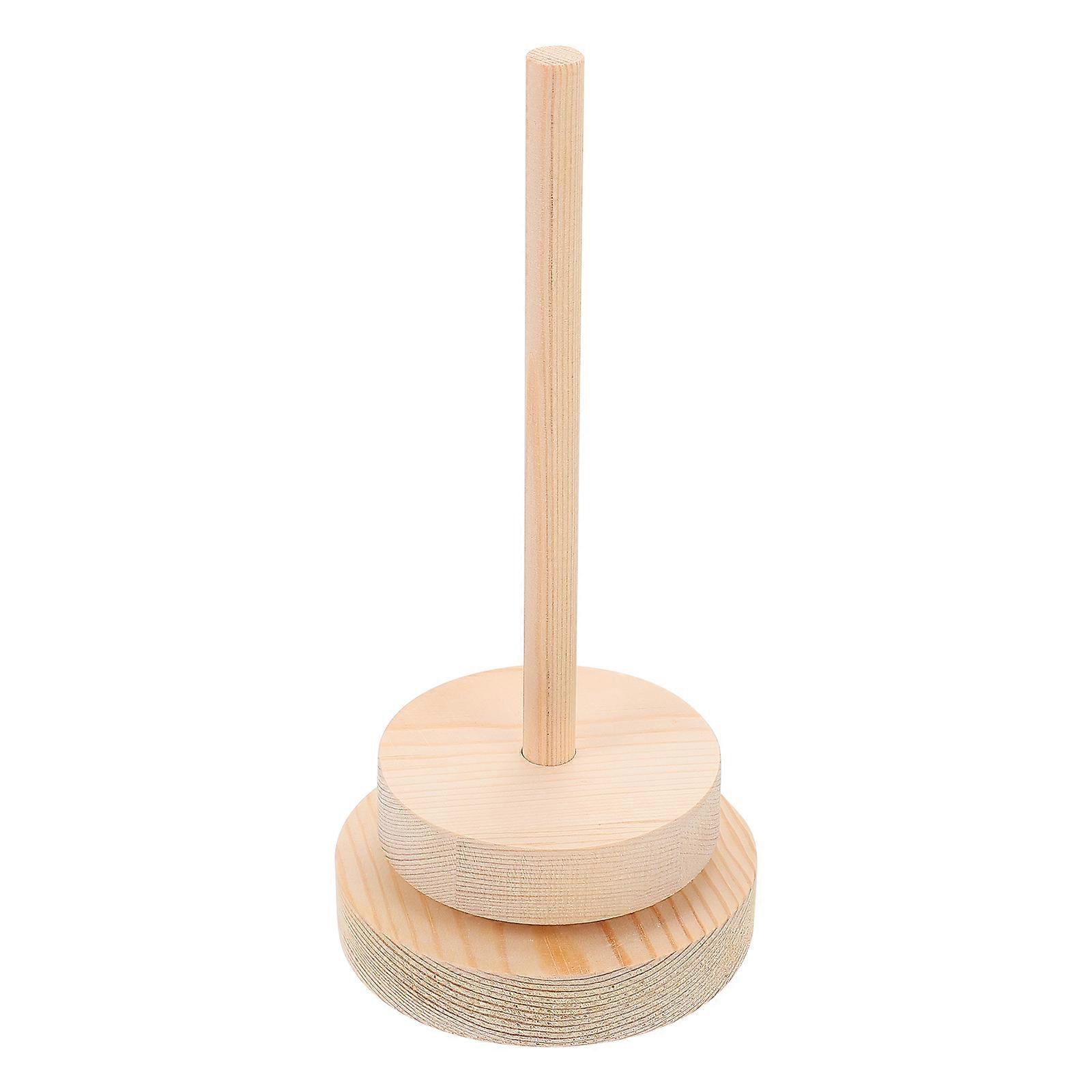 Hair Braiding Tools Table Thread Organizer Spool Roll Rack Wooden Thread Spool Sewing Yarn Rack Sewing Thread Rack