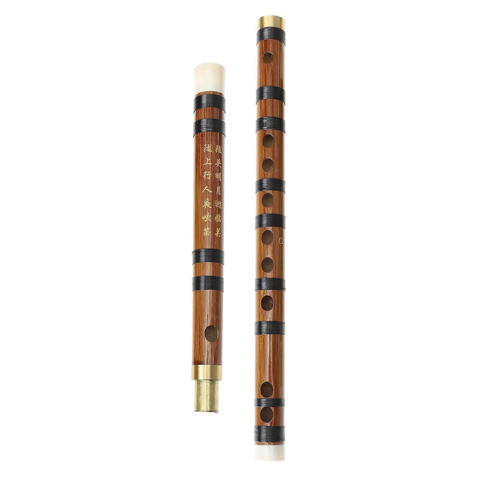 1set Bamboe Fluit Chinese Stijl Fluit Inleidende Beginner Fluit (G-Toets)
