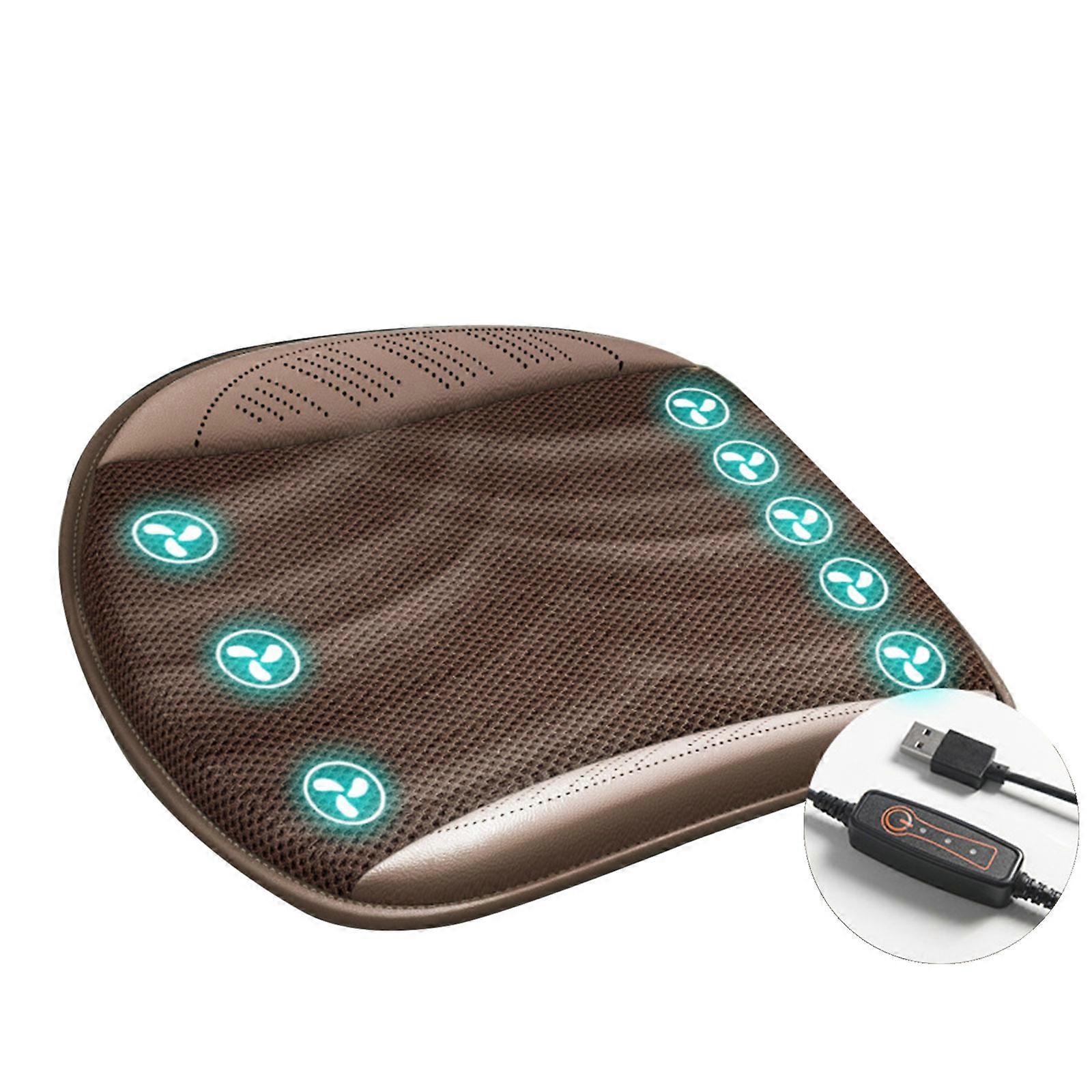 2023 NEW HOT Ventilated Seat Cushion with USB Port, Breathable Air Flow Cooling Pad for Summer