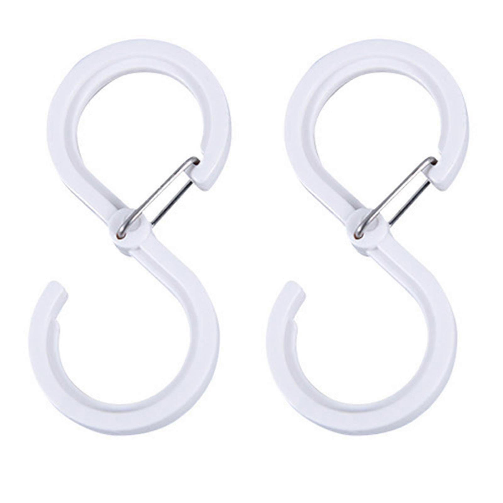Multifunctional S Hooks With Snap S Hooks Hanging Coat Rack Bag Hooks Windproof Hooks