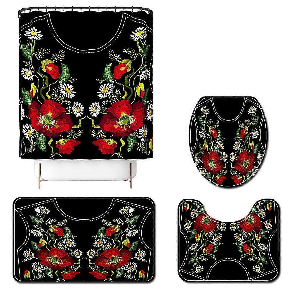 Mng Impression numérique Tapis de sol Tapis rideau de douche