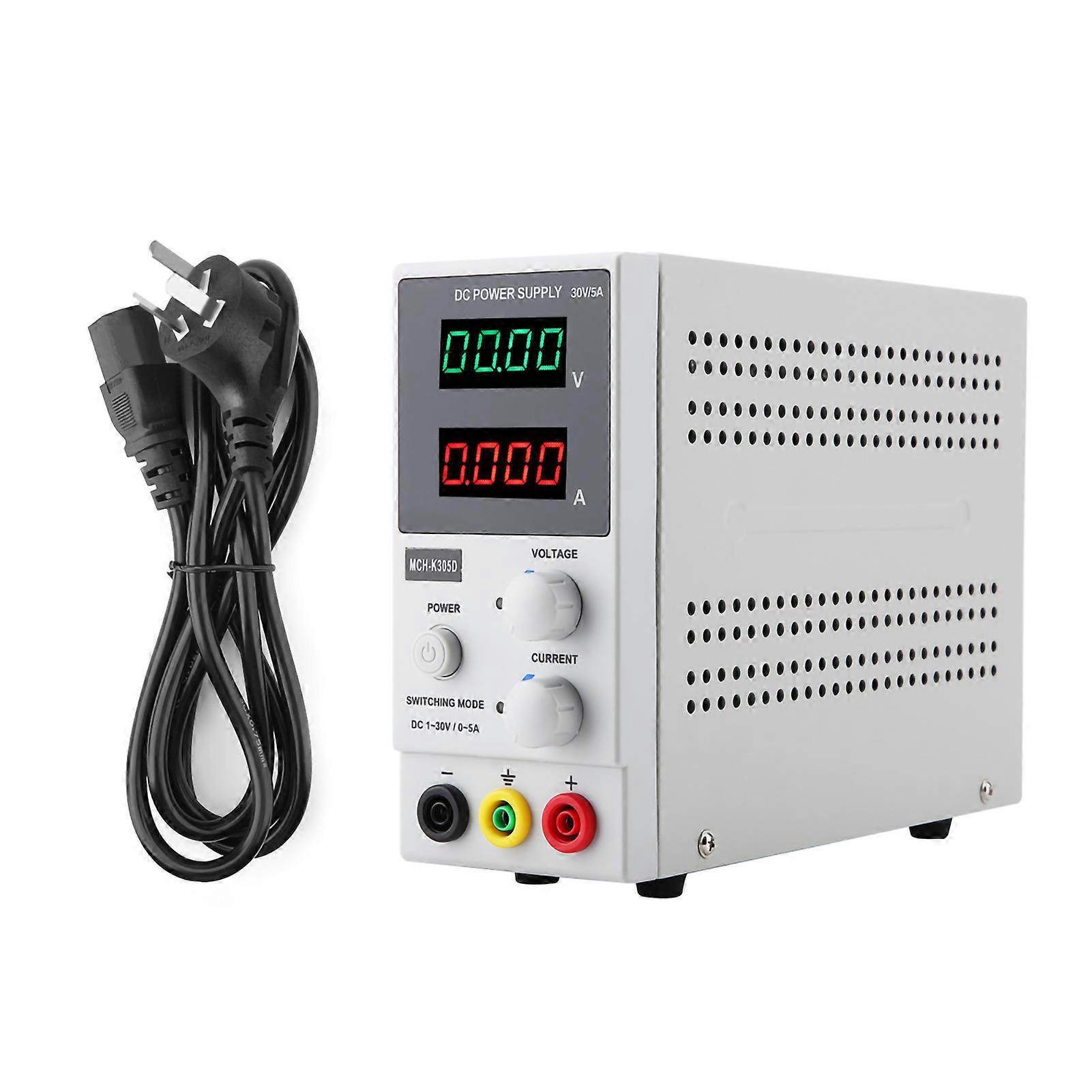 MCHK305D AC220V Mini 4digit Display Adjustable DC Stabilized Power Supply 30V 5A(AU Plug)