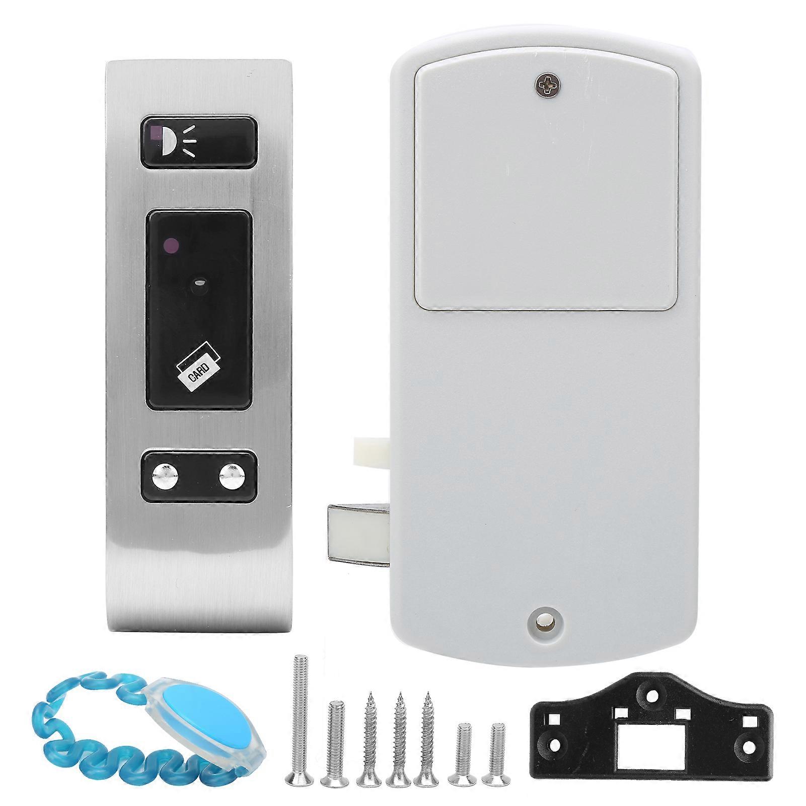 Electronic Cabinet Lock Smart EM Tag Unlock Keyless Inductive Sauna Locker Security Device