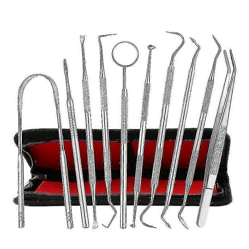 10-piece Dental Care Kit For Cleaning Teeth