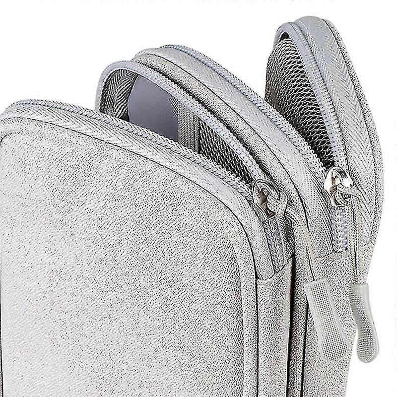 19x11x5.5cm Multifunction Storage Packet Suitable For Power Bank/headphone/hard