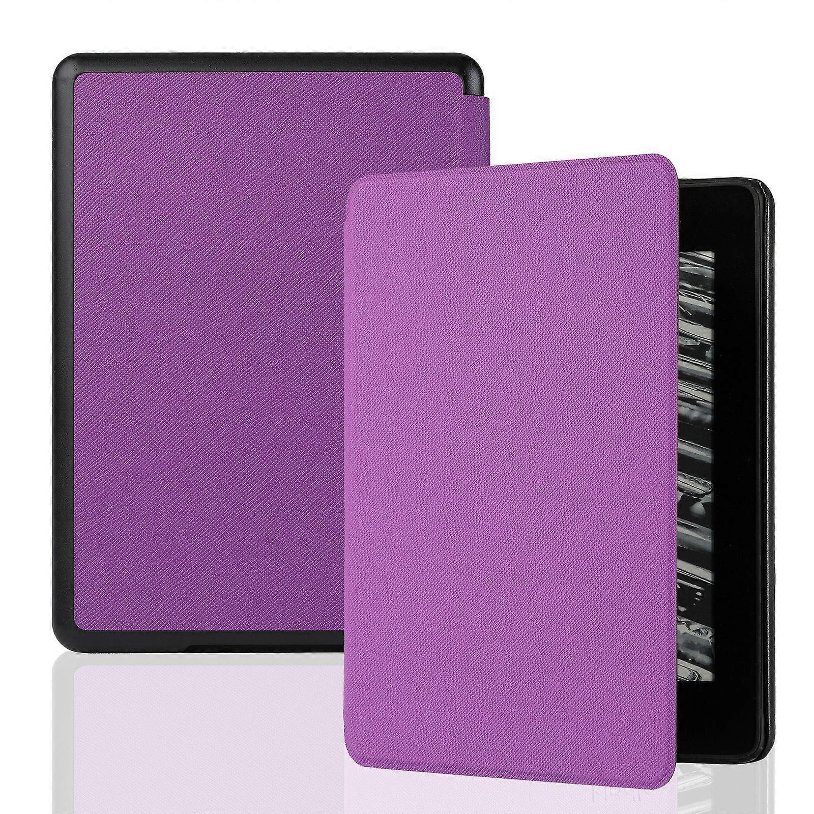 Smalt PU-läderställ Flexibelt TPU-fodral Automatisk väckning/viloläge för Kindle Paperwhite