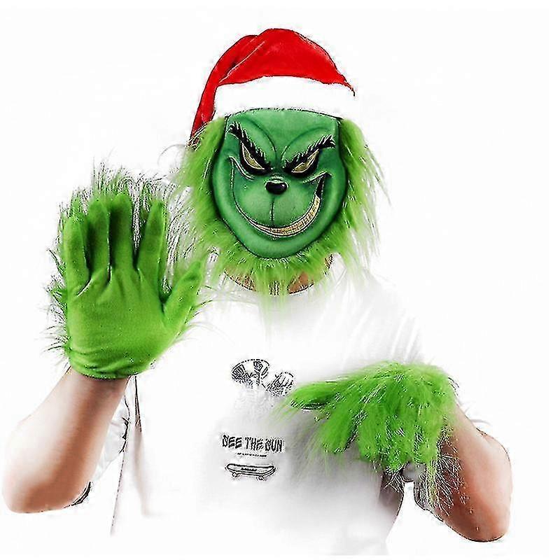 How The Grinch Stole Christmas Mask Glove Set - JA