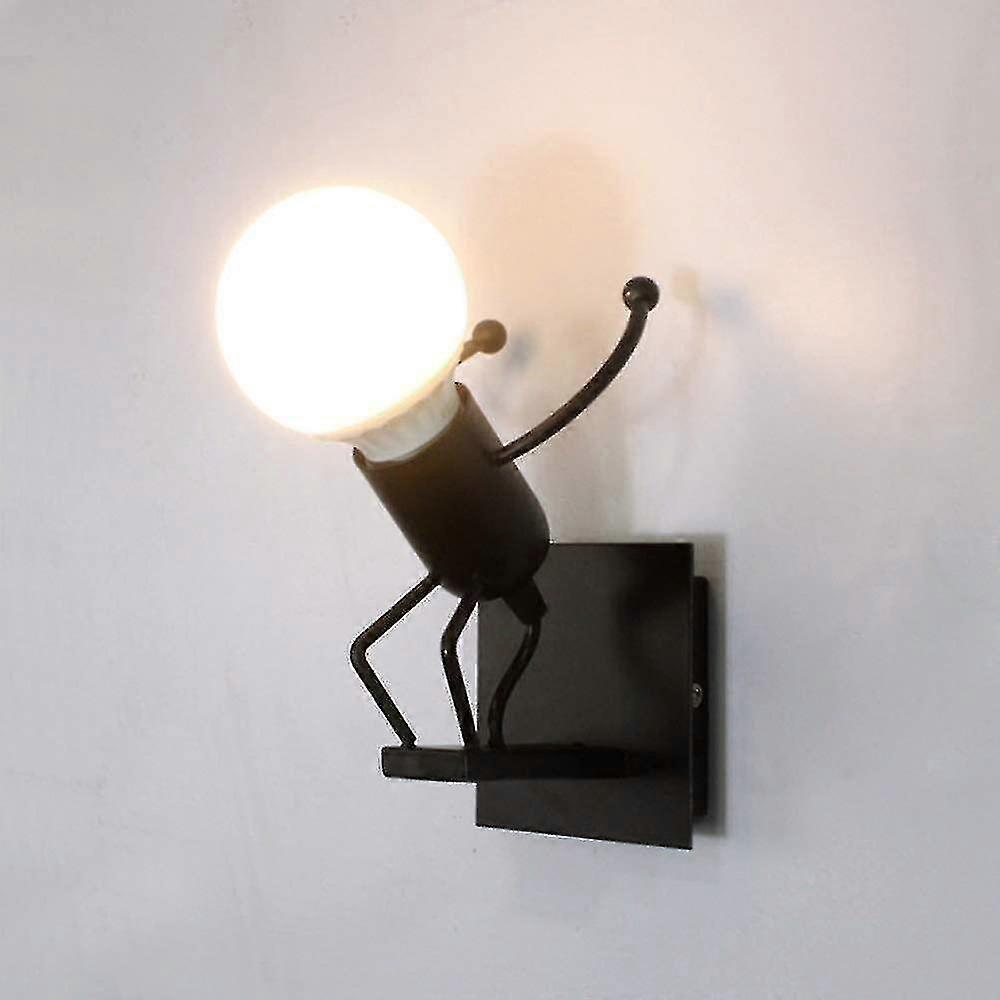 Robot Wall Lamp, Creative Little Iron Man Wall Light