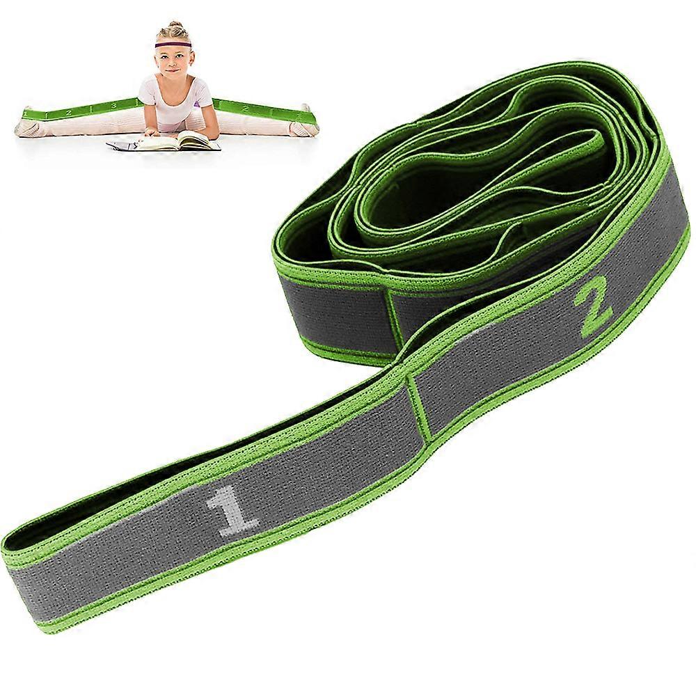 Yoga Strap, Stretching Strap with Loops for Flexibility, Multi-Loop Stretch Strap for Women Yoga, Dance Training, and Physical Therapy