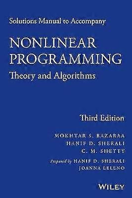Solutions Manual to accompany Nonlinear Programming