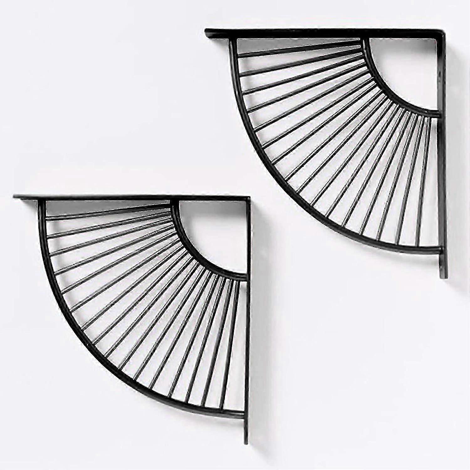 المعادن الحرفية النحاس قوس الرفوف العائمة بين قوسين الجرف الجدار شنقا الديكور قطاع قوس للمكتب المنزلي مطعم ديكور-إيفان