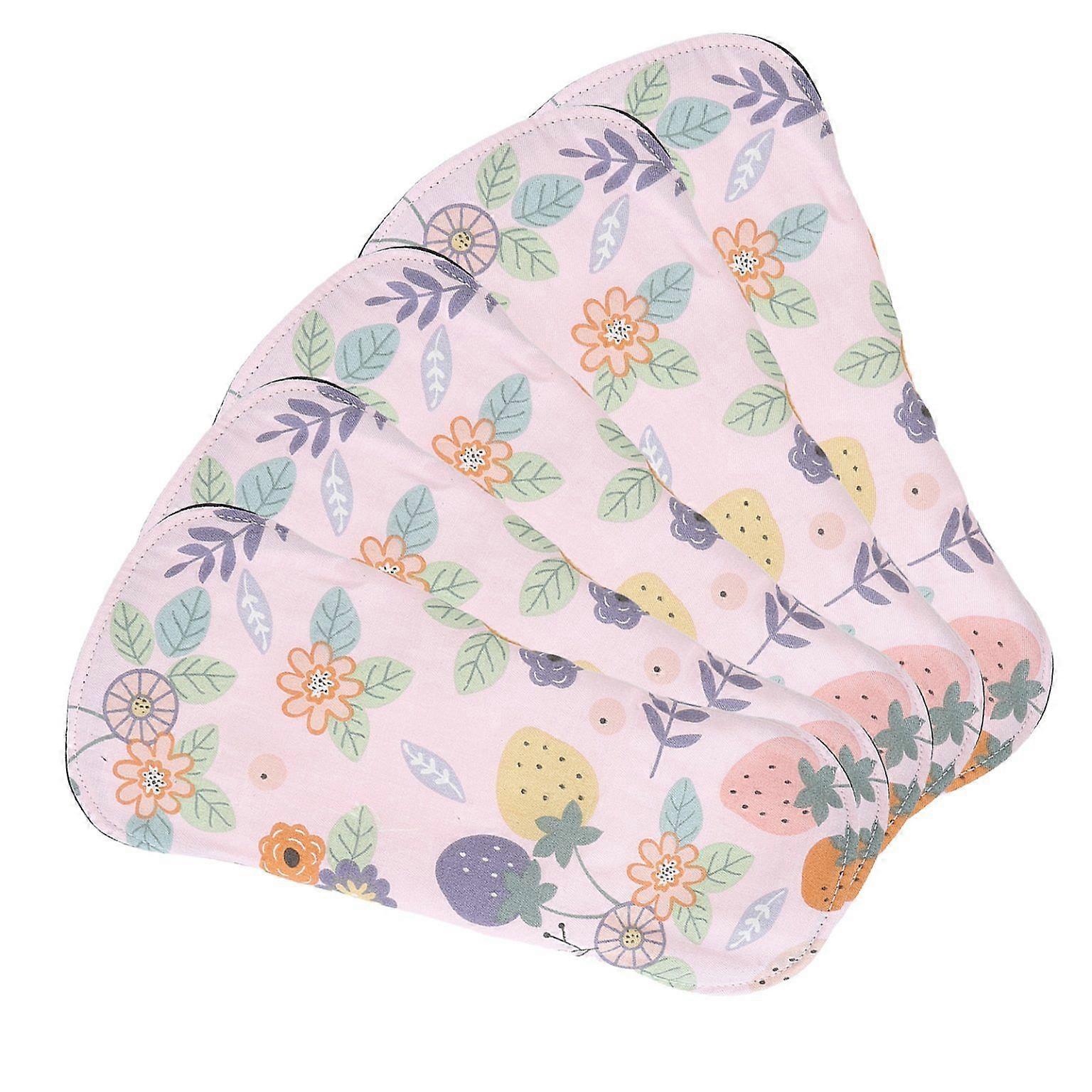 5-Pack Reusable Washable Absorbent Feminine Pads