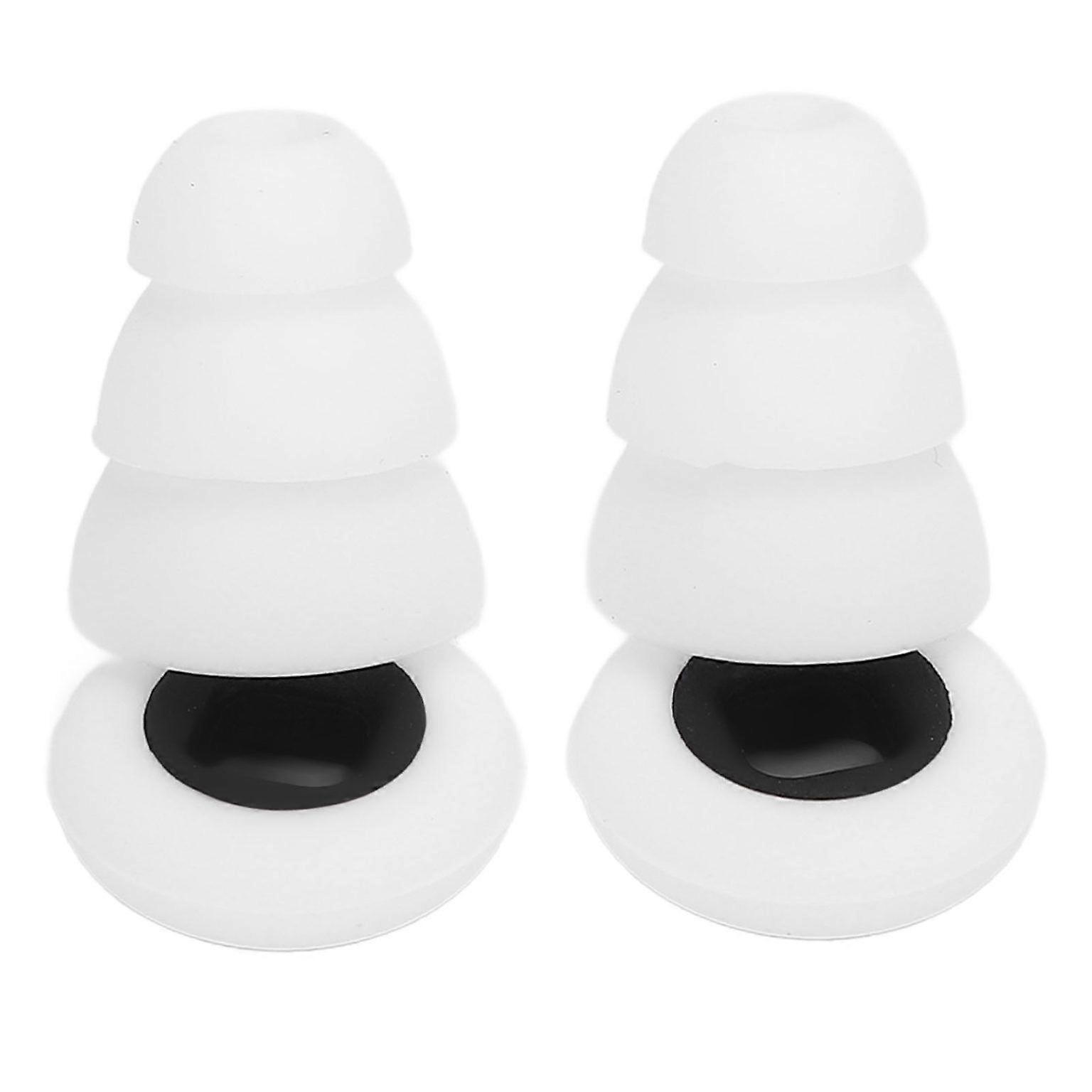 Reusable 3-Layer Silicone Earplugs for Sleeping