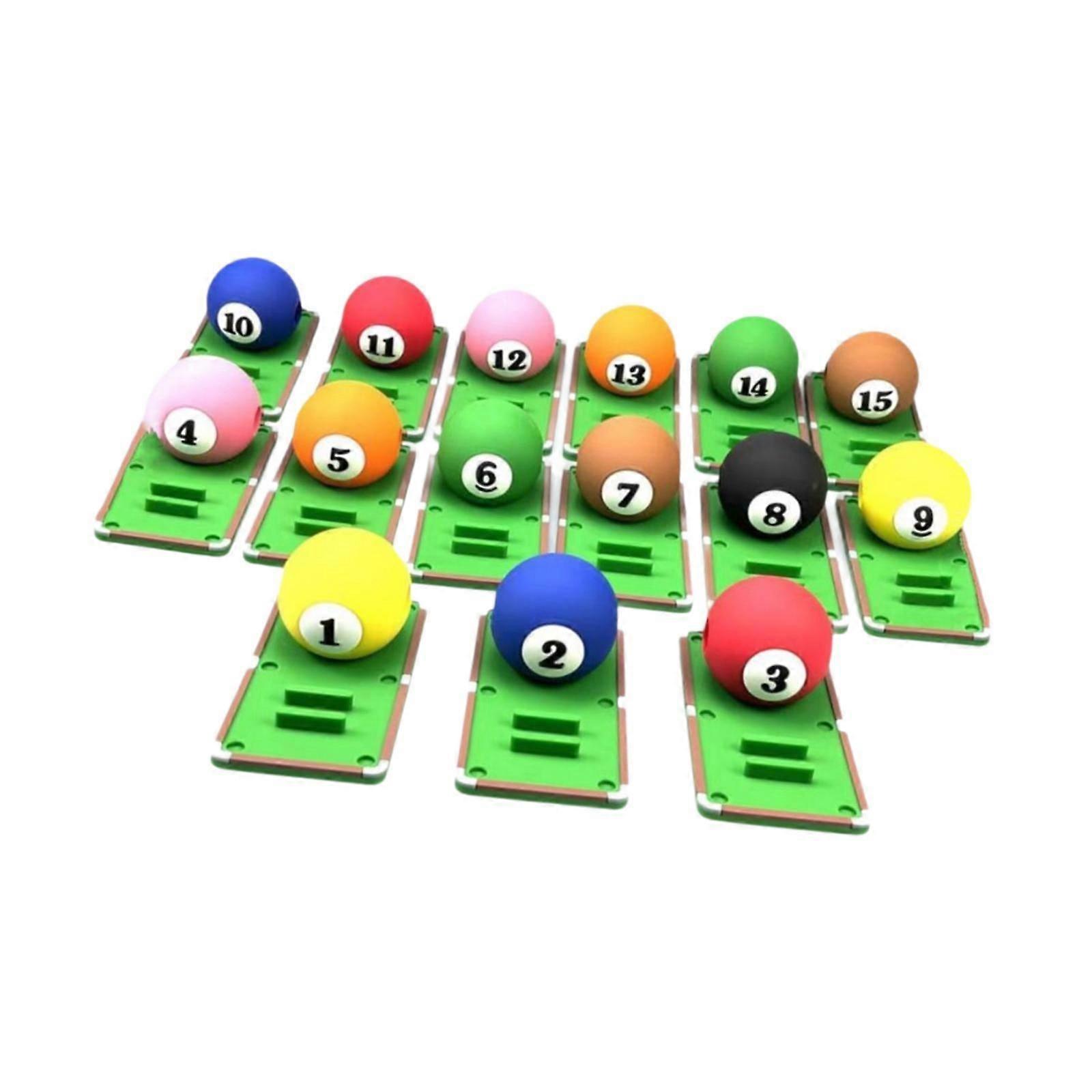 15x Biliardo Stroke Trainer Biliardo Accessori Snooker Attrezzatura per l'allenamento