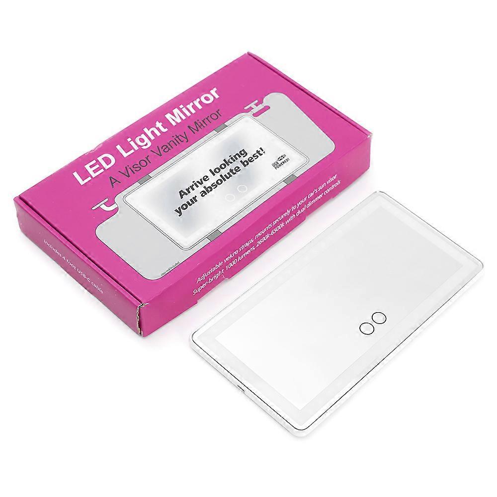 Sun Visor, Vanity Mirror, LED Touch Light