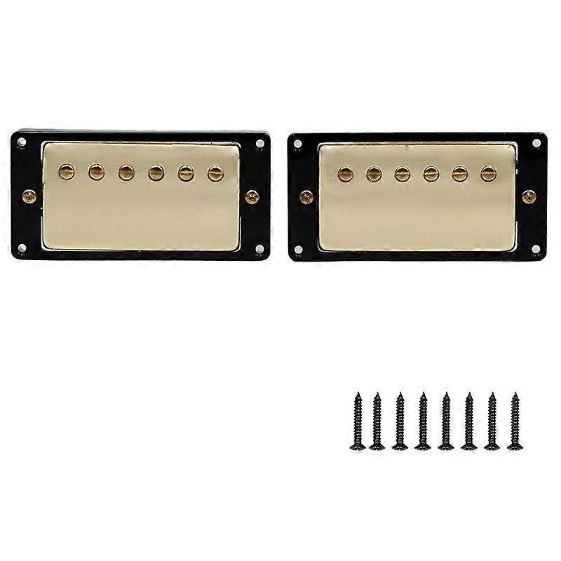 NAOMI Electric Guitar Kit Pickups Humbucker 50+52mm Dual Coil Pickup Gold for LP N/B