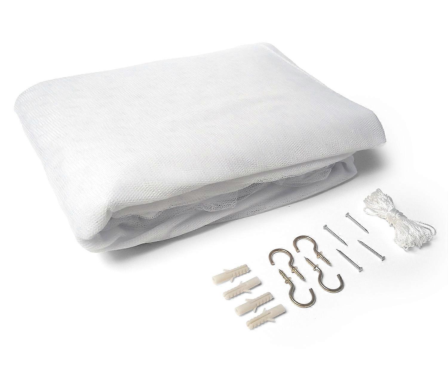 Coghlan's Double Wide Net, White, Mesh Netting Protection