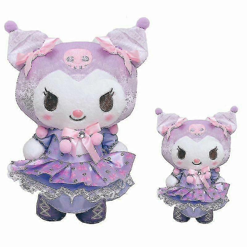 13/22cm Kuromi πριγκίπισσα φόρεμα βελούδινη παιχνίδι γεμιστή κούκλα κινουμένων σχεδίων καρφίτσα Ki