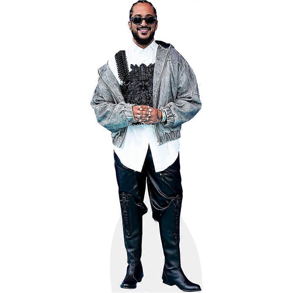 Slimane Nebchi (Denim Jacket) Cardboard Cutout (lifesize OR mini size). Standee. Stand Up.