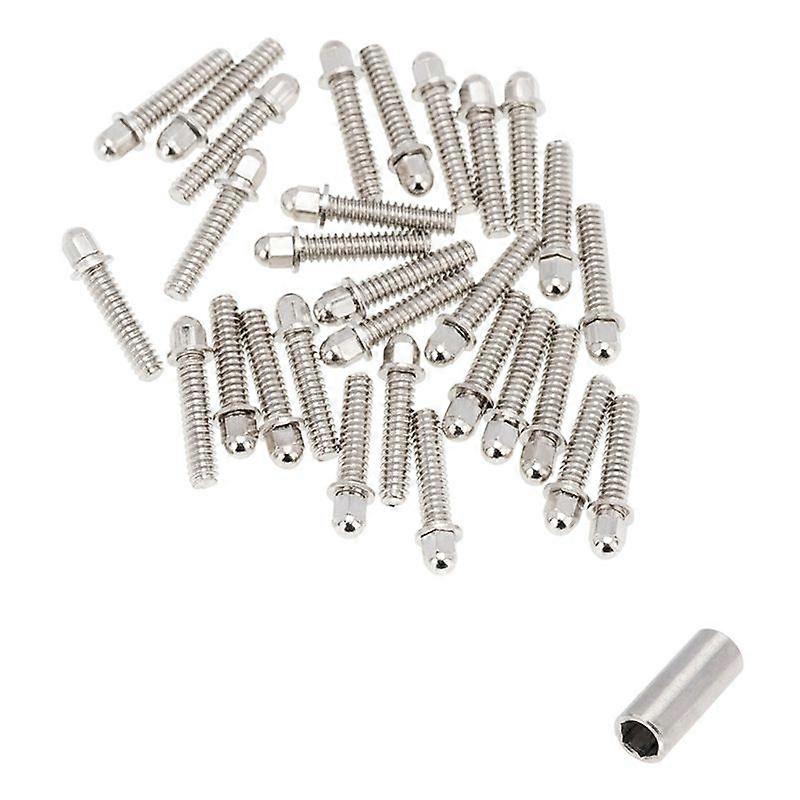 30Pc 1.9 2.2 Wheel Rim Imperial M3 Screw Decoration for 1/10 RC Crawler Axial SCX10 90046 AXI03007 Wraith TRX4,B