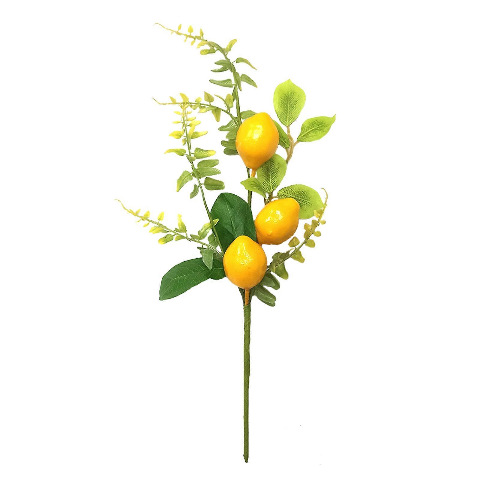 Lemon Cuttings, Three-headed, Foam, Plastic, Wire