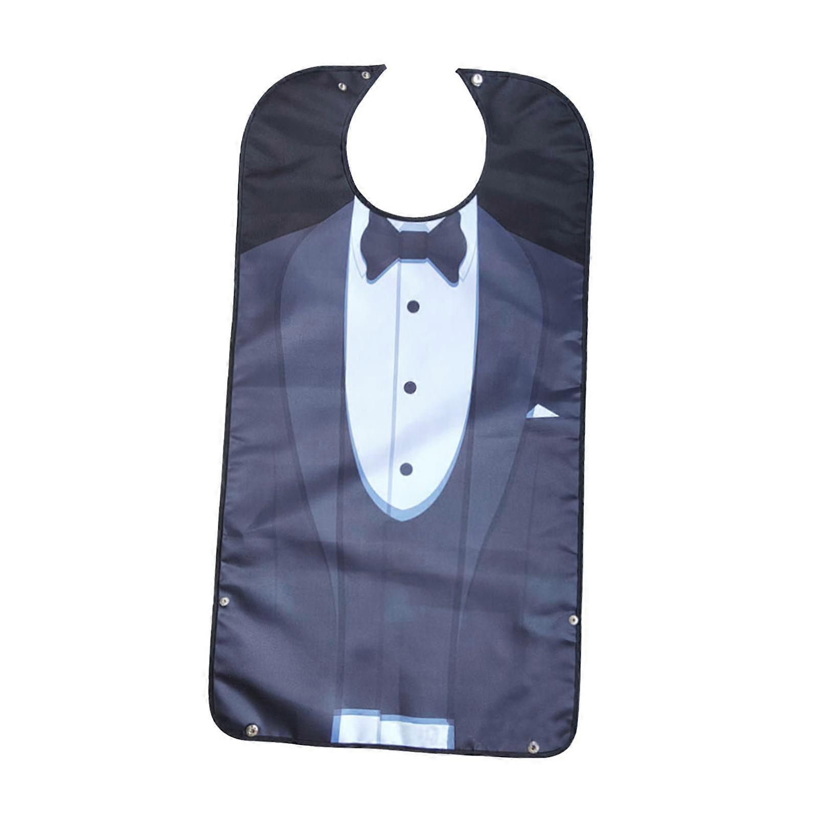 Adult Bib, Unisex Polyester Adjustable Snap Closure, Comfortable Creative