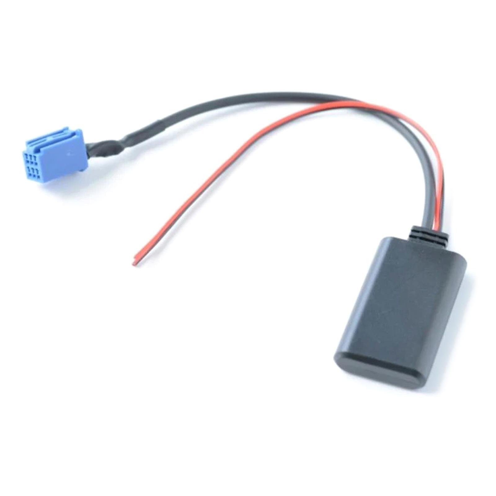 Portable Universal 6Pin AUX Cable Hands Frees Car Radio Adapter Enjoy Hands Free Calls & Music Lightweight for Vehicle