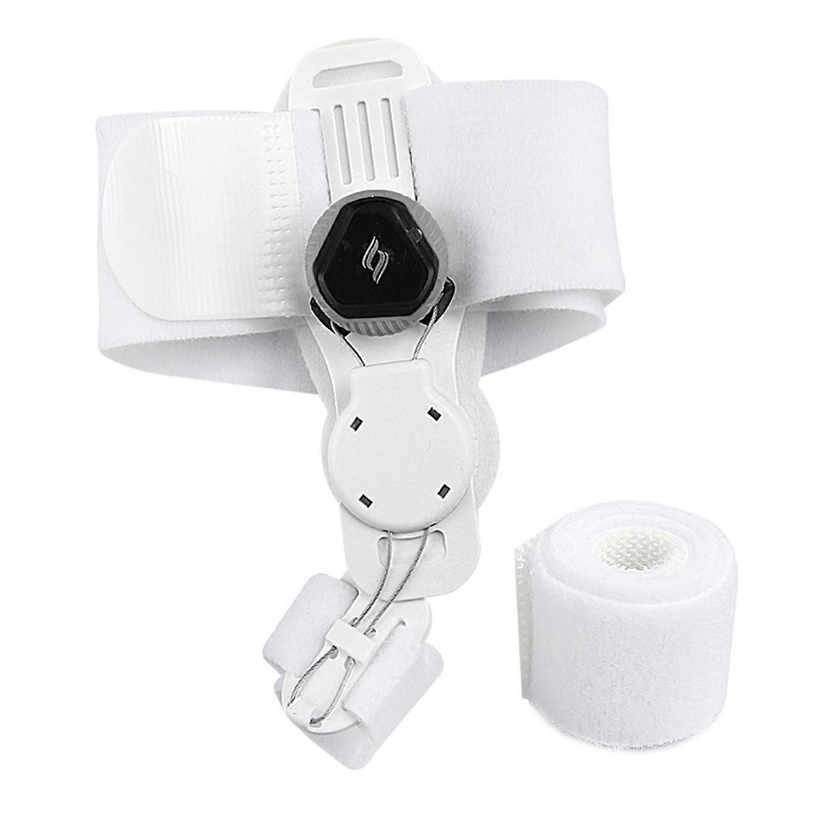 Practical Hallux Valgus Corrections Adjustable Knob Bunions Corrector Big Toe Straightener Bunions Splint for Women Men  White