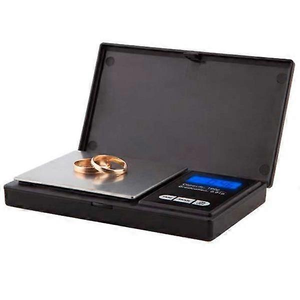 ORBEGOZO PC 3050 precision electronic scale in black, stainless steel surface, easy-to-view LCD display, max. 100g,