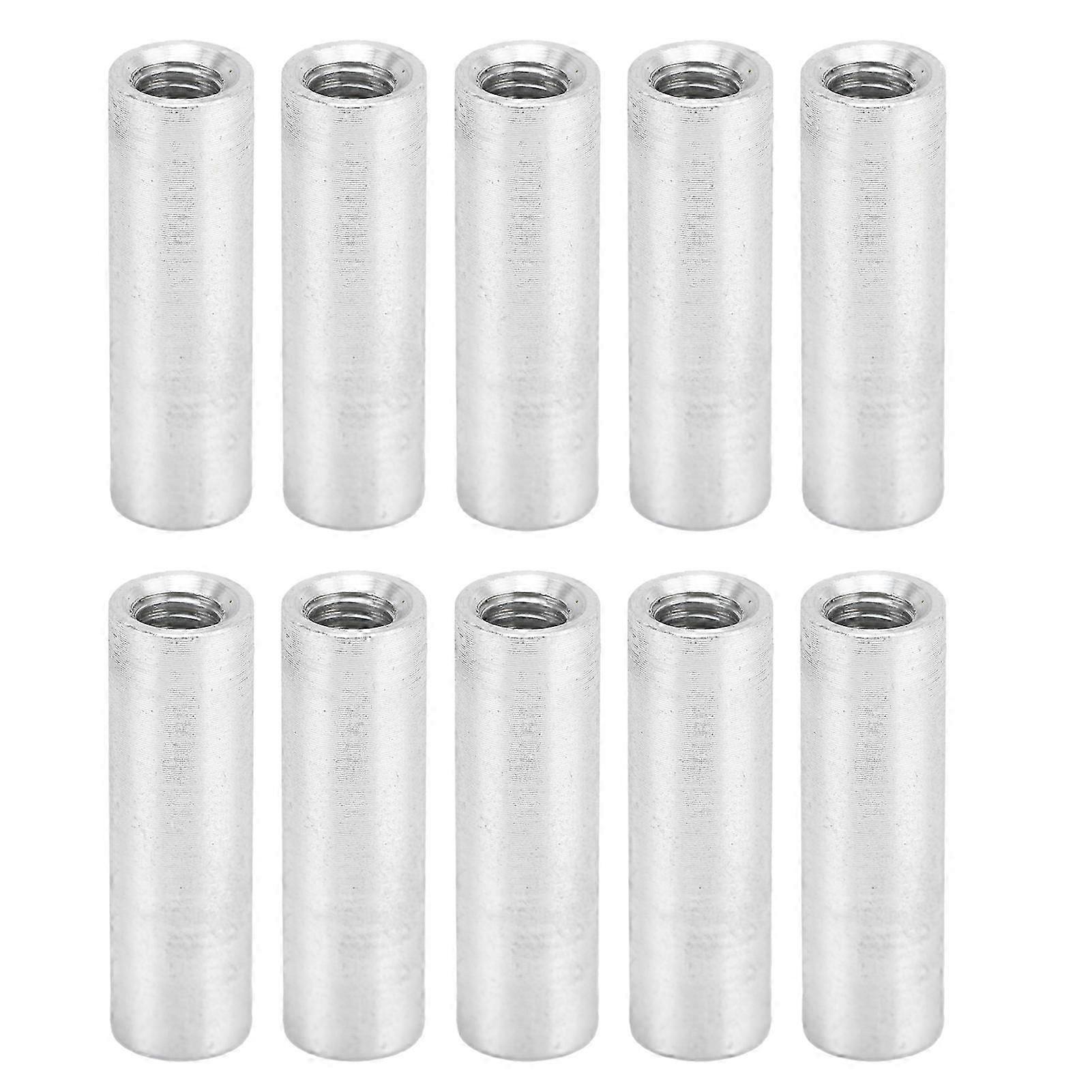 10Pcs Standoff Aluminum Alloy Threaded Round Column Spacer for Quadcopter DIY Model M4x0.7mm20mm