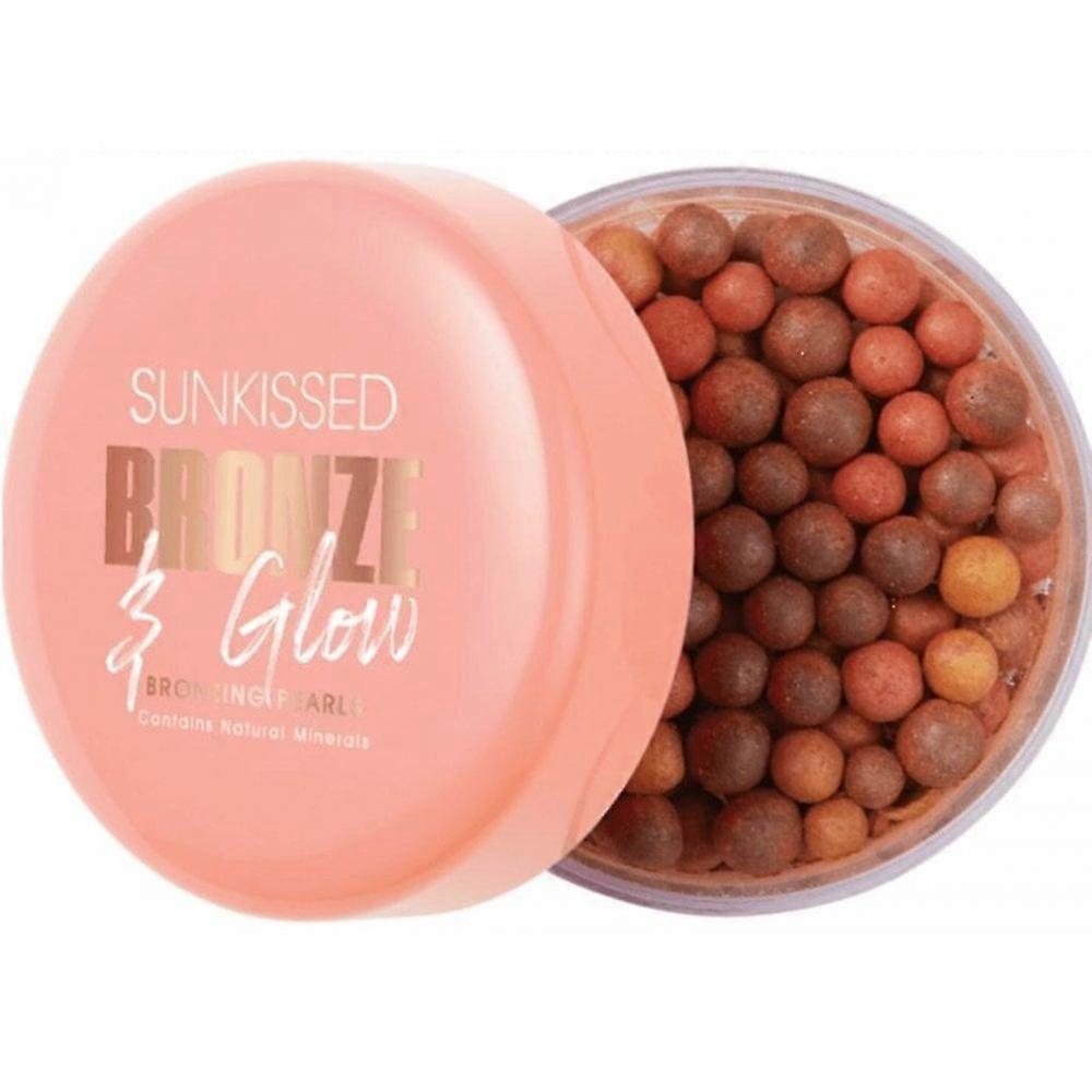 Perlas bronceadas de bronce y brillo