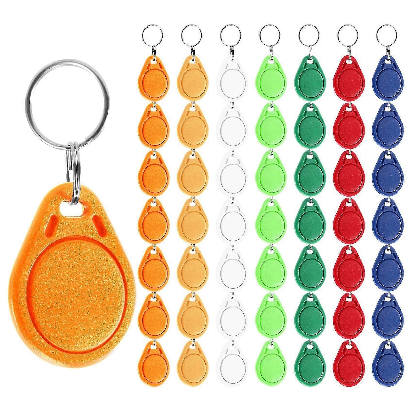 50pcs UID 13.56MHz Block 0 Sector Writable IC Card Clone Changeable Smart Keyfobs Key Tags 1K S50 RFID Access Control DS