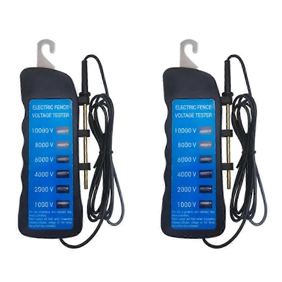 2025 New 2X Ranch Fence Voltage Tester 1000V Electronic Fence Voltage Tester, Fencing Tester