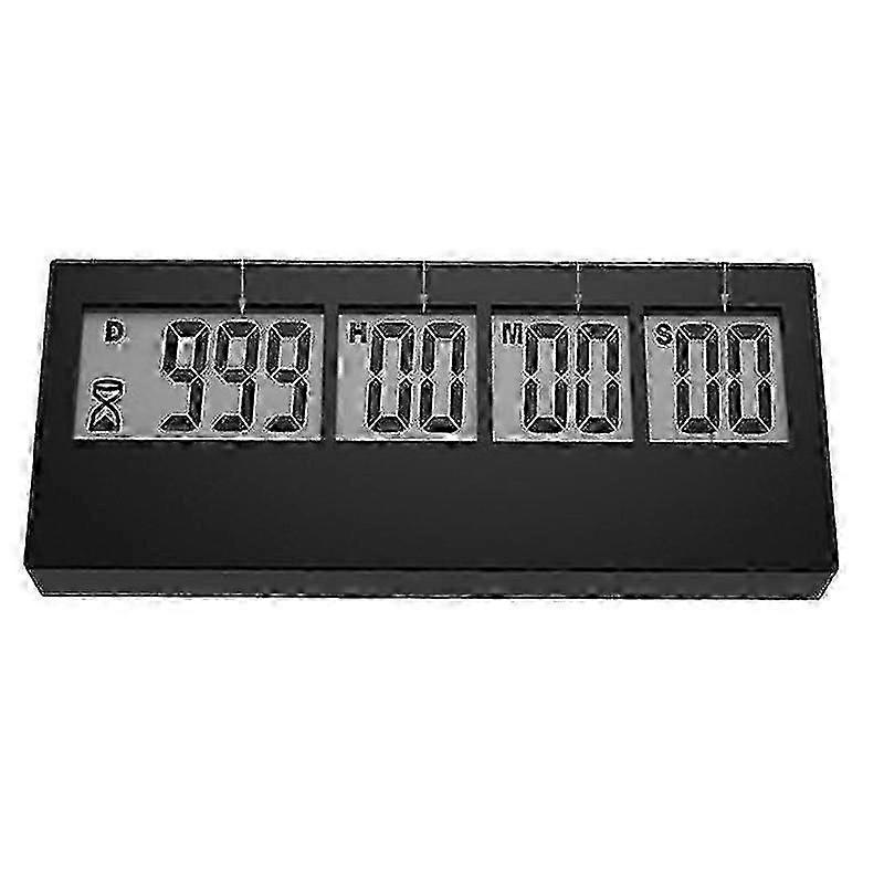 Reusable Countdown Clock For Wedding Retirement Countdown Timer F26Black