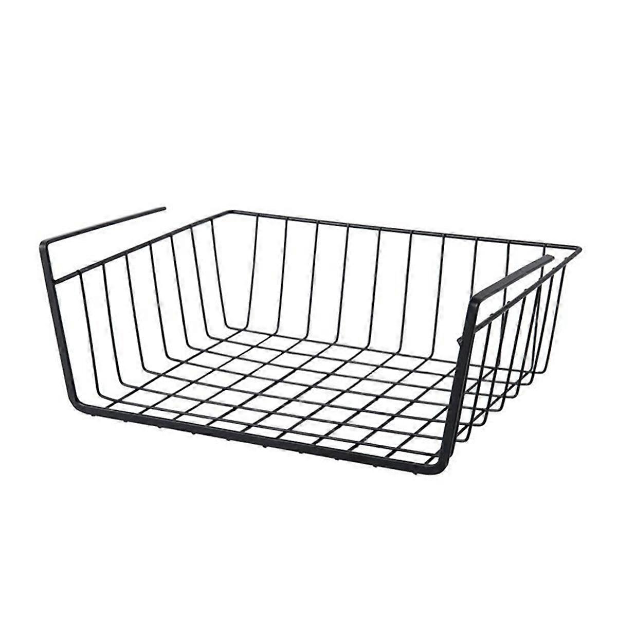 Home Multifunctional Storage Rack Under Cabinet Storage Shelf,Black,L