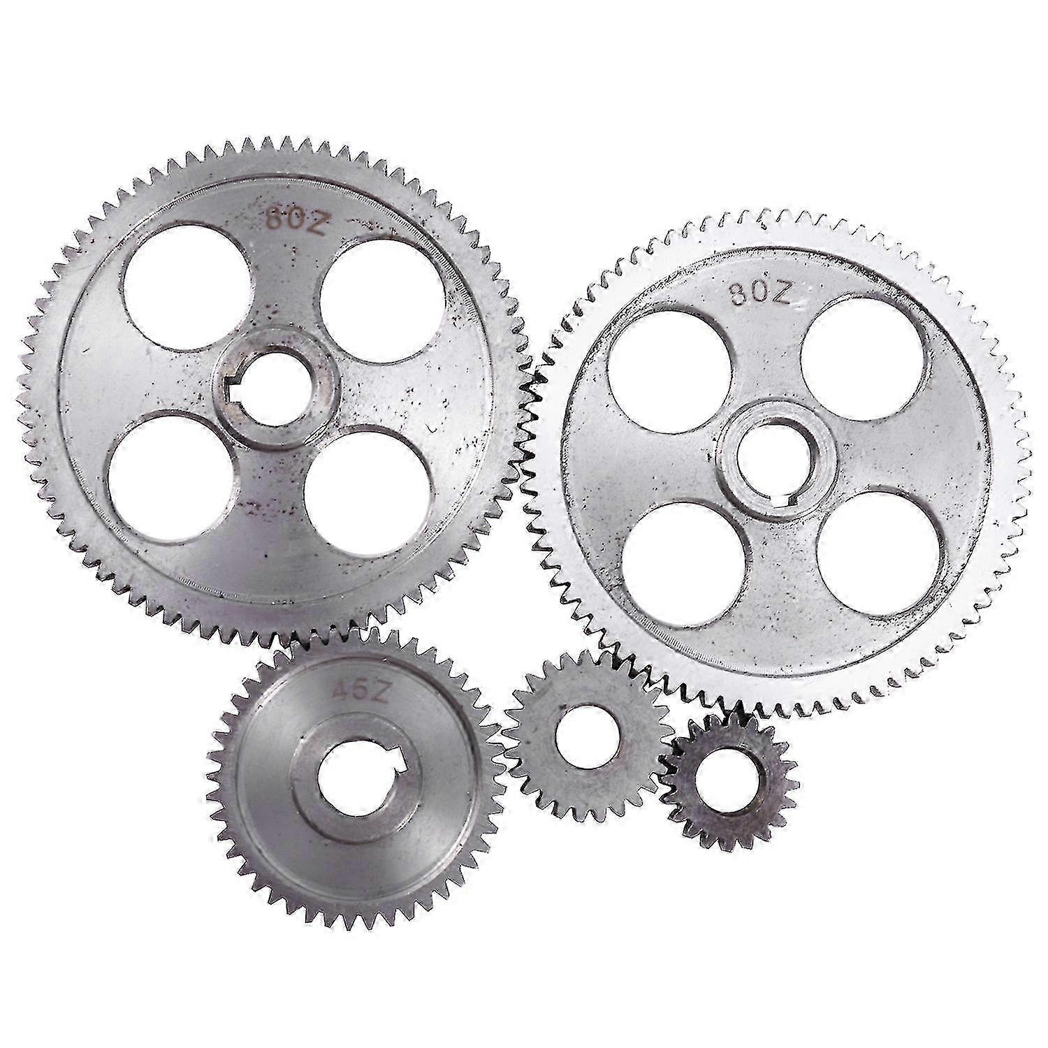 Metal Cutting Gear - 5pcs/set Cj0618 Machine Tool Gear