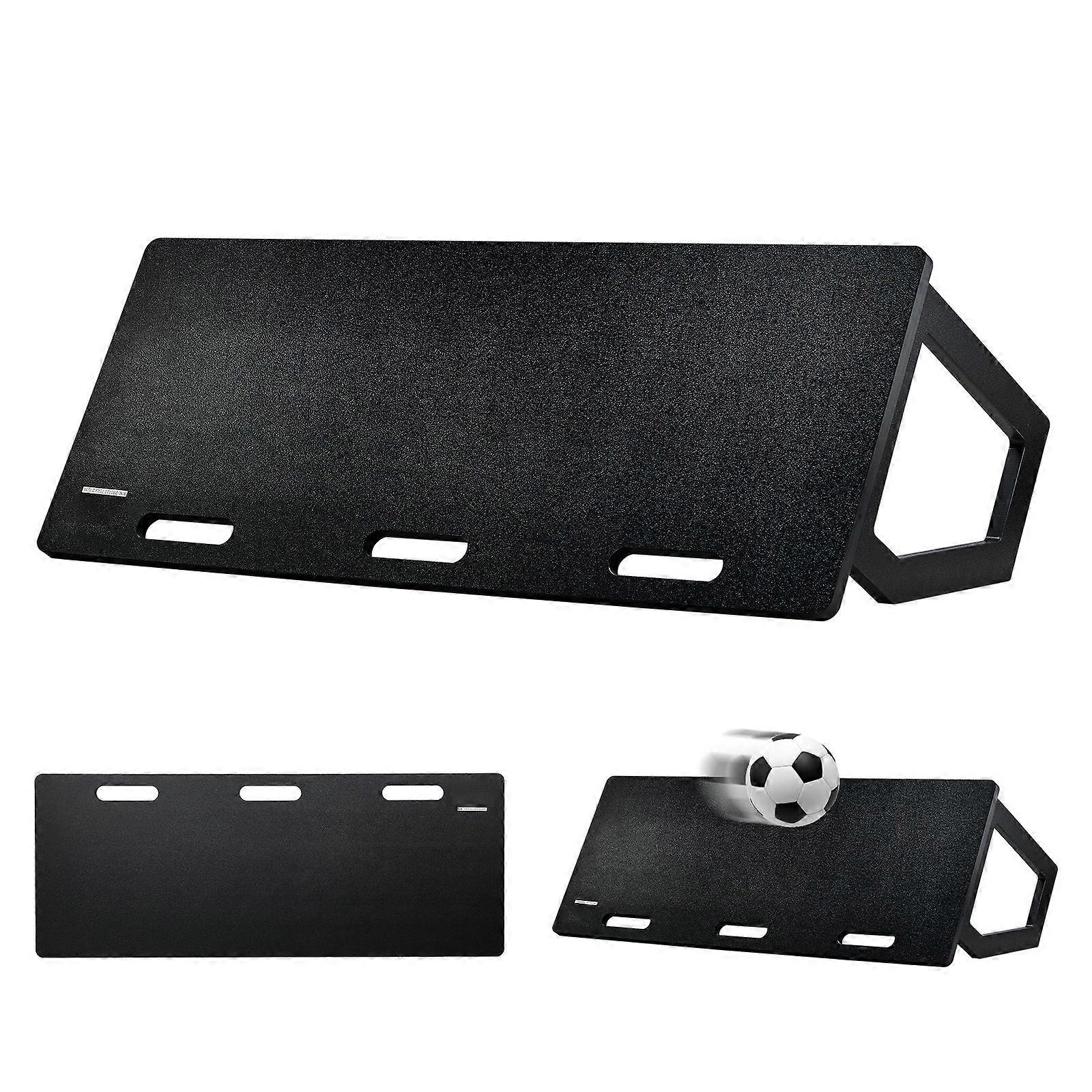 لوح كرة القدم الريباوندر ، 45 "X18" جدار كرة قدم محمول مع 2 زوايا انتعاش ، لوح ارتداد HDPE قابل للطي ، معدات تدريب كرة القدم